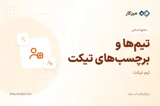 تیم‌ها و برچسب‌های تیکت — تنظیمات قبل از ثبت