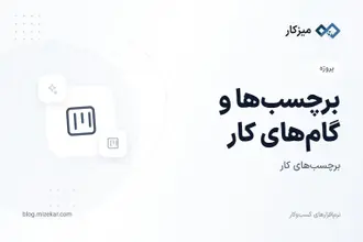 برچسب‌ها و گام‌های کار — تنظیم قبل از کانبان