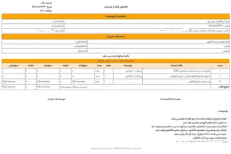 چطور یک فاکتور درست بنویسیم؟